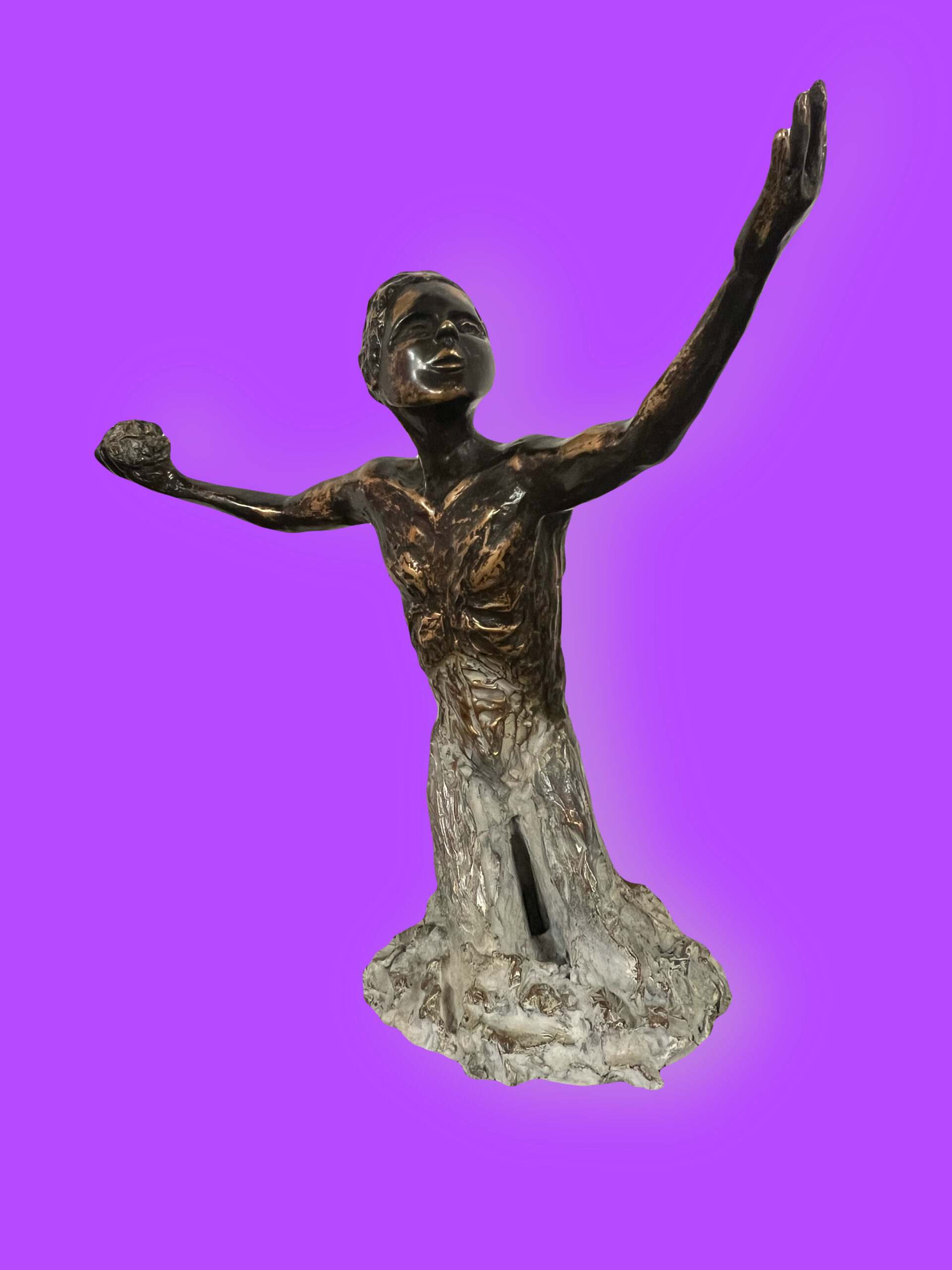 David che va guerra -Scultura per la pace